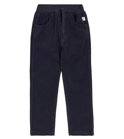 Il Gufo Kids' Hose Aus Baumwolle In Blue