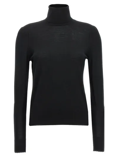 Chloé Turtleneck Knitted Jumper In Black