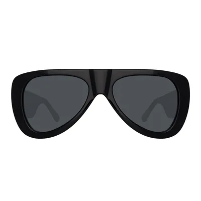 Attico The  Sunglasses In Black