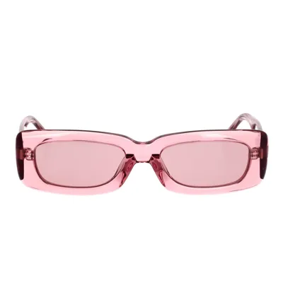 Attico The  Sunglasses In Pink