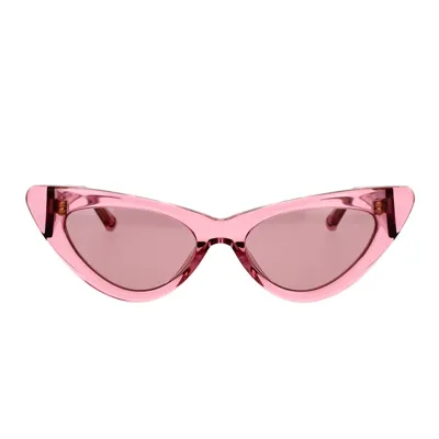 Attico The  Sunglasses In Pink