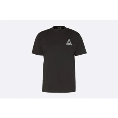 Huf Man T-shirt Black Size S Cotton