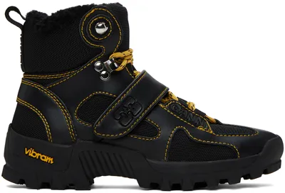 Ganni Black Performance Hiking Boots