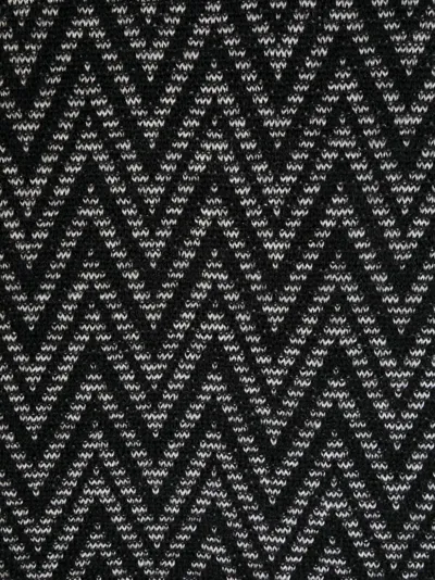 Missoni Wool Blend Scarf In Black