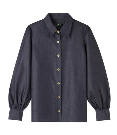 Apc A.p.c. Shirt In Blue