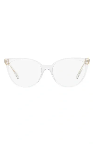 Versace 55mm Phantos Optical Frames In Crystal