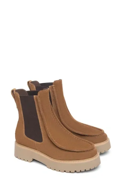 Nerogiardini Lug Sole Chelsea Boot In Malt