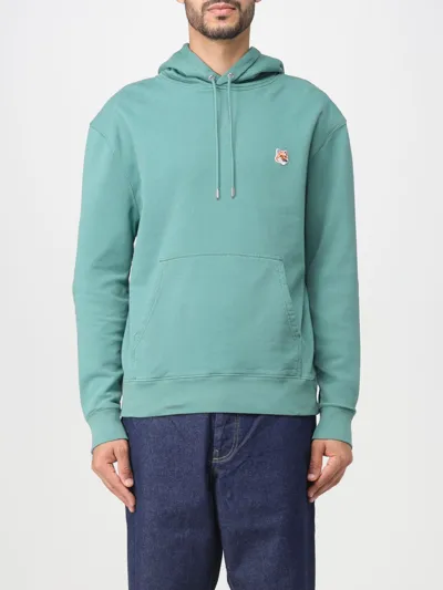 Maison Kitsuné Cotton Sweatshirt In Green