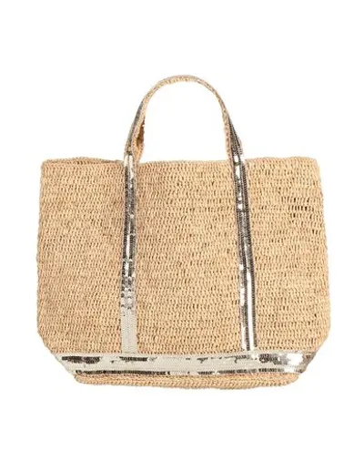 Vanessa Bruno Raffia And Sequins M Cabas Tote In Or