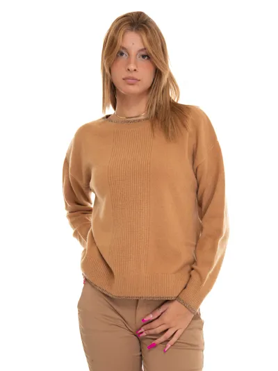 Liu •jo Jumper Liu Jo Woman In Camel