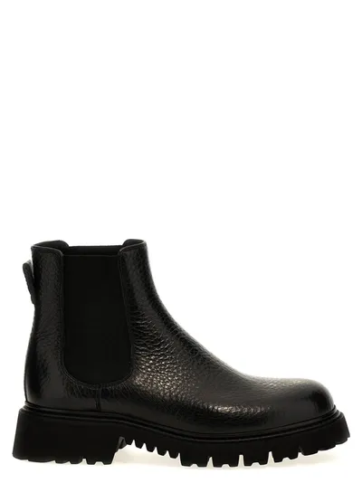 Doucal's Doucals X Neil Barrett Ankle Boots In Negro