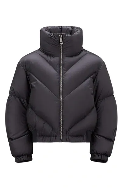 Moncler Kids' Mira Nylon Down Jacket In Black