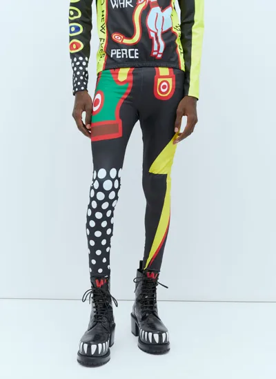 Walter Van Beirendonck Man Multicolor Leggings