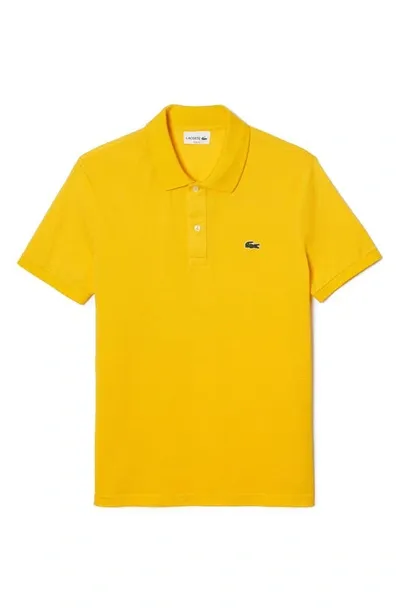 Lacoste Original L.12.12 Slim Fit Polo - 3xl - 8 In Yellow