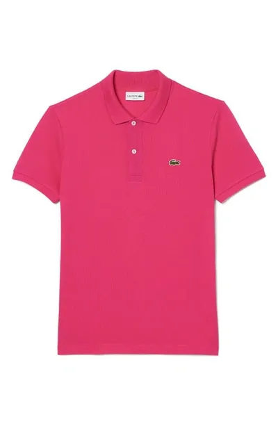 Lacoste Original L.12.12 Slim Fit Polo - 4xl - 9 In Pink