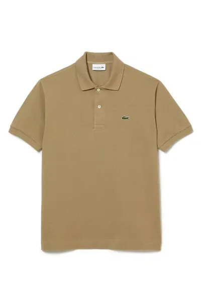 Lacoste Men's Original L.12.12 Petit Piqué Cotton Polo Shirt In Brown