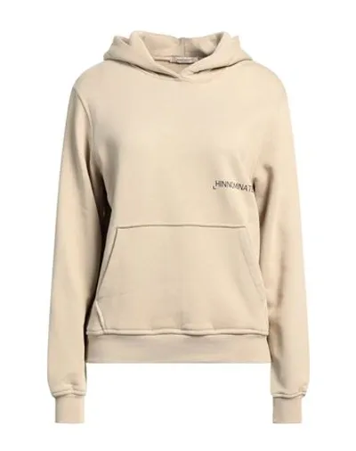 Hinnominate Print Full-zip Hoodie In Beige