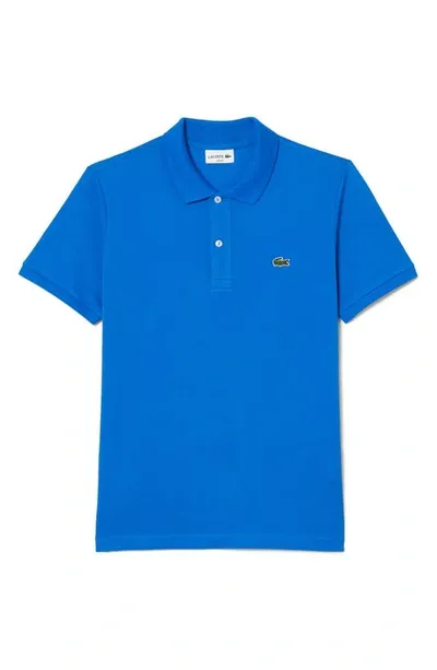 Lacoste Original L.12.12 Slim Fit Polo - S - 3 In Blue