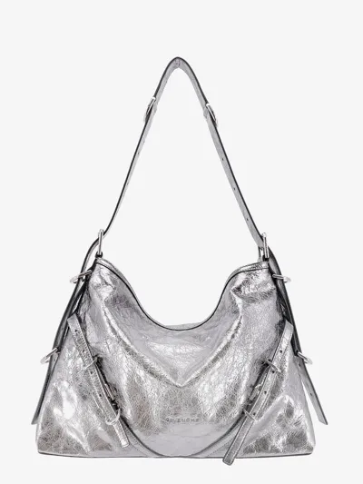 Givenchy Medium Voyou Shoulder Bag In Gray