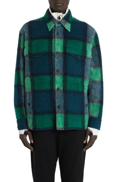 Moncler Waier Shirt Jacket In Green