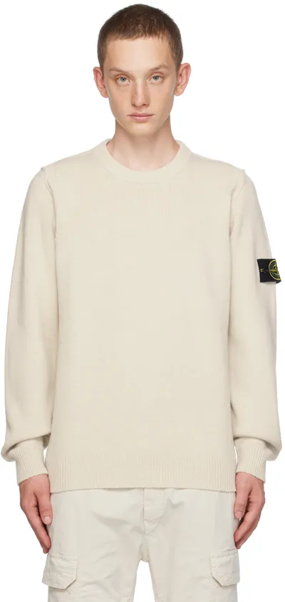 Stone Island Off-white Reverse Stitch Sweater