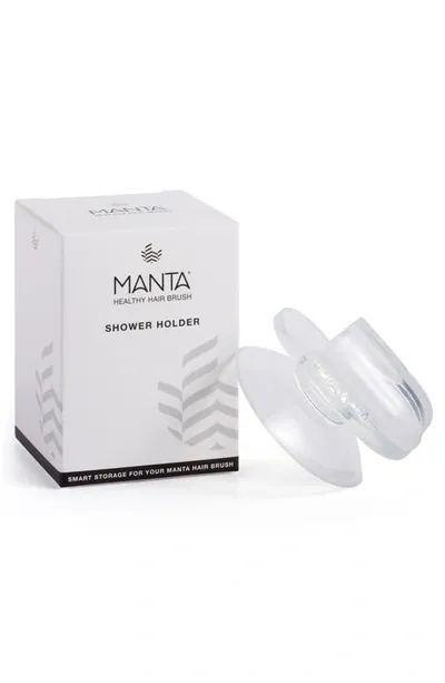 Manta Healthy Hair Brush Shower Holder In Transparent