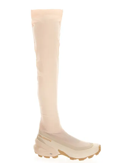 Mm6 Maison Margiela X Salomon Crosswader Lug Knee-boots In Pink