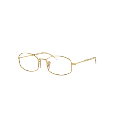 Ray Ban Rb6510 Optics Eyeglasses Gold Frame Demo Lens Lenses Polarized 52-20