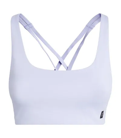 On Running Movement Padded Sports Bra In Purple