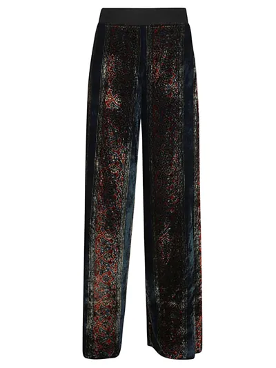 Obidi Velvet Trousers In Blue