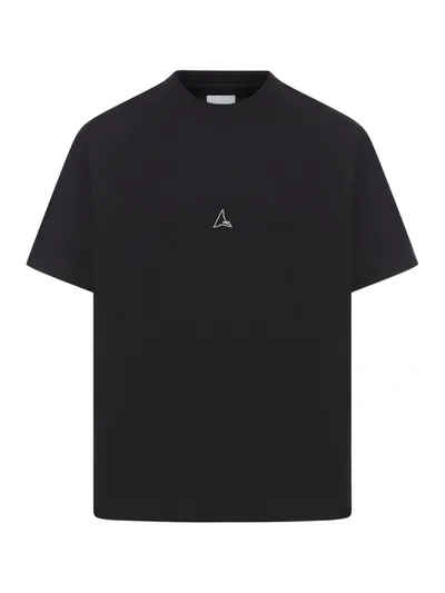 Roa Mock Jersey T-shirt In Black