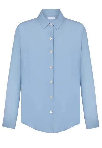 Boglioli Crêpe Shirt In Blue