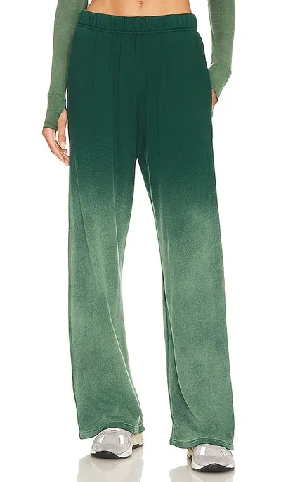 Michael Lauren Theoden Wide Leg Pant In Vintage Emerald