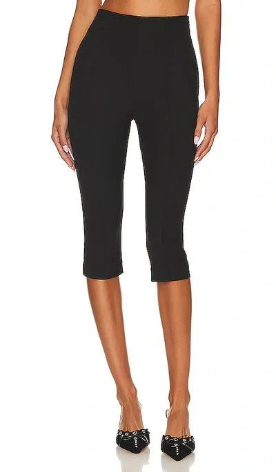 Lovers & Friends Cindy Cropped Capri Pant In Black