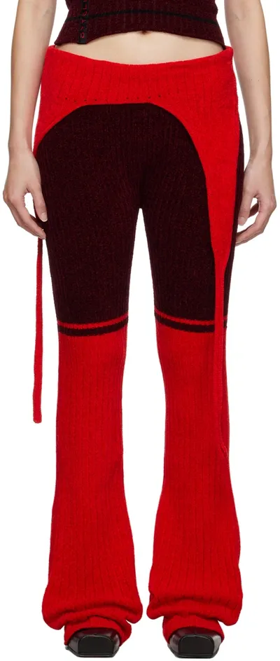 Ottolinger Red Foldover Lounge Pants