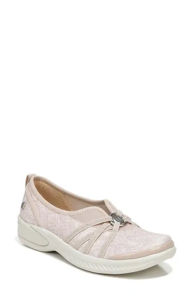 Bzees Niche Slip-on Shoe In Beige Batik Print