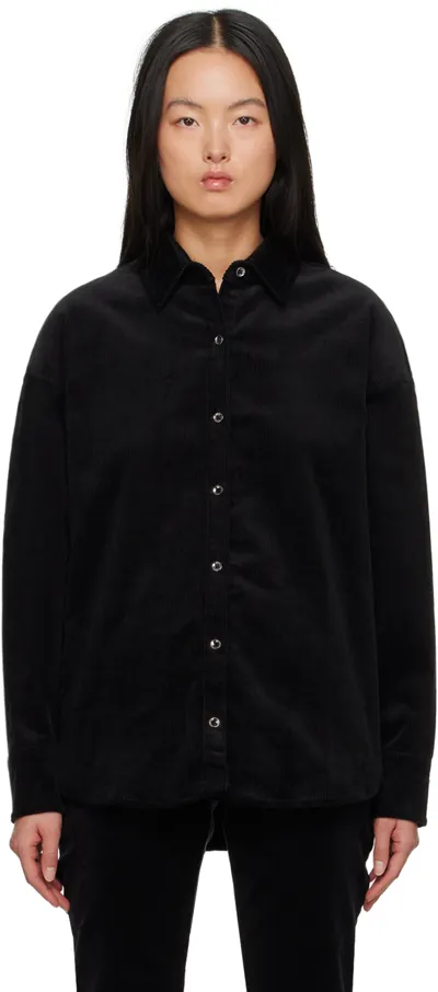 Staud Matthew Shirt In Black