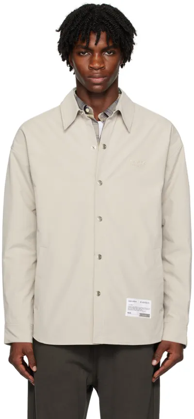 Izzue Beige Quilted Shirt In Bgx