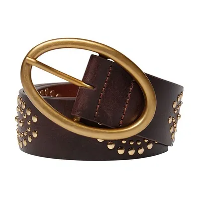 Vanessa Bruno 40-mm Iris Belt In Acajou