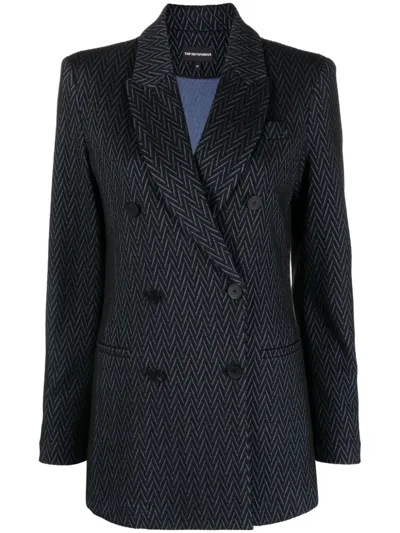 Emporio Armani Jackets In Blue