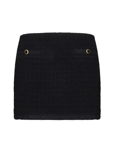 Alessandra Rich Skirt In Black