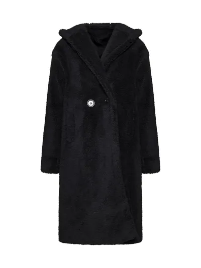 Apparis Coat In Black