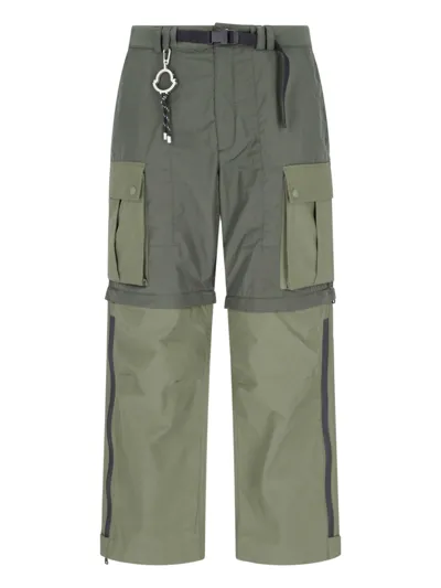 Moncler Genius X Pharrell Williams Cargo Pants In Green