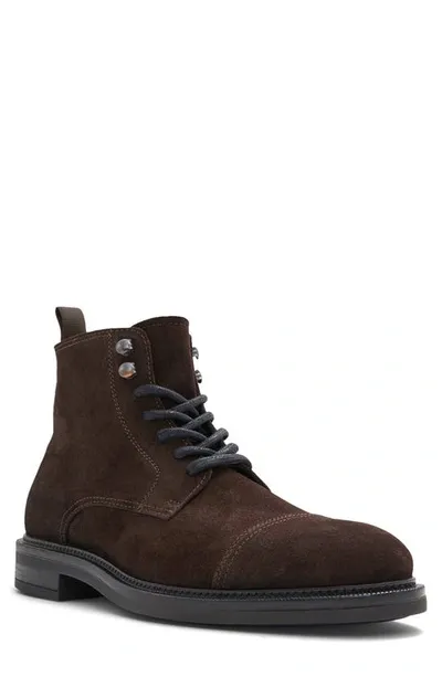 Aldo Unilis Lace-up Boot In Dark Brown