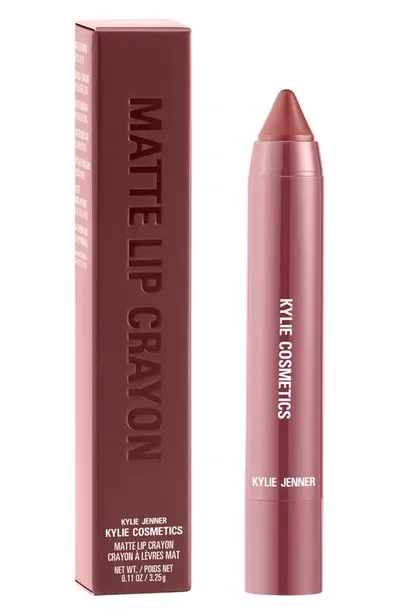 Kylie Skin Matte Lip Crayon In 350 - Low Maintainance