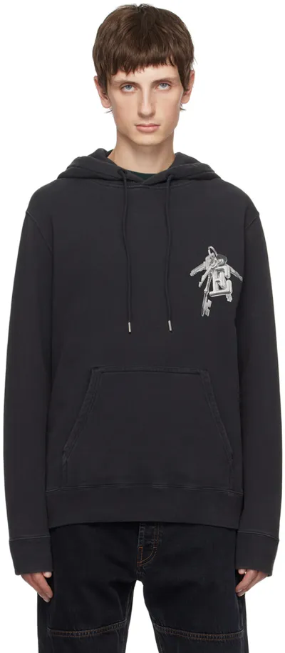 Etudes Studio Black Klein Lovelock Hoodie