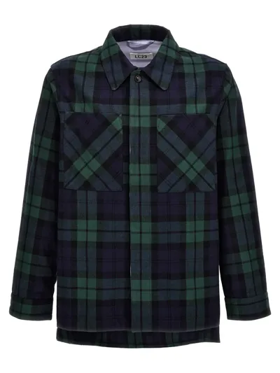 Lc23 Blackwatch Overshirt In Green