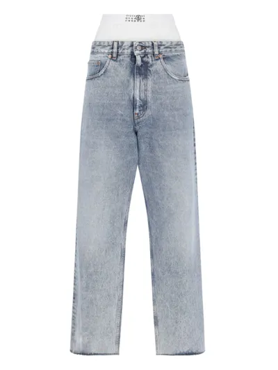 Mm6 Maison Margiela Jeans In Blue