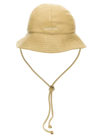 Nanushka 'laurie' Bucket Hat In Beige