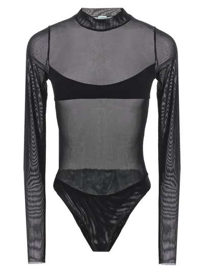 Not After Ten Tulle Body Underwear, Body Black